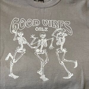 Sweet Claire Gray 'Good Vibes Only' Sweatshirt